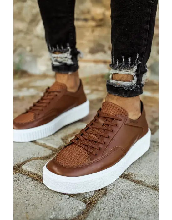 TB017 FBT Pyramid Erkek Ayakkabı TABA