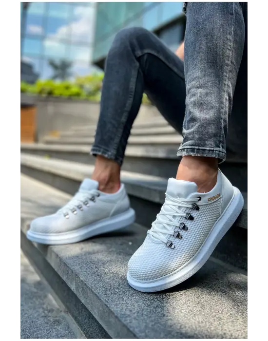 TB021 CBT Favo Erkek Ayakkabı BEYAZ
