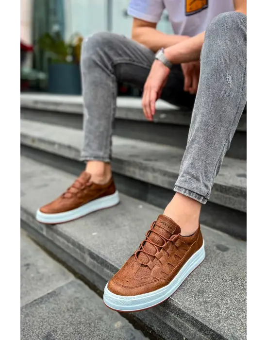 TB040 CBT C-Rey Erkek Ayakkabı TABA