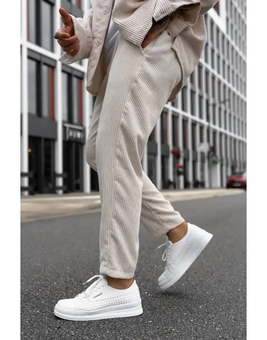 TB043 CBT Cowien Erkek Ayakkabi BEYAZ