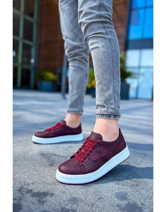 TB043 CBT Cowien Erkek Ayakkabi BORDO