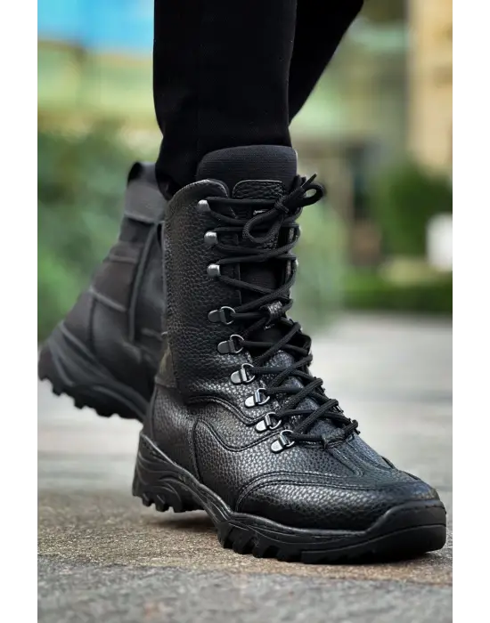 TB051 RST Scalatore Erkek Bot SIYAH