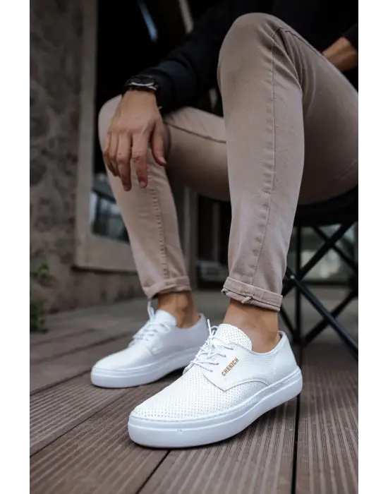 TB061 CBT Rex Erkek Ayakkabı BEYAZ