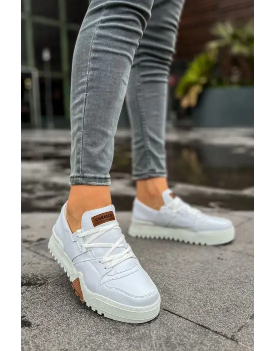 TB067 GBT Warrem Erkek Ayakkabı BEYAZ / BEYAZ