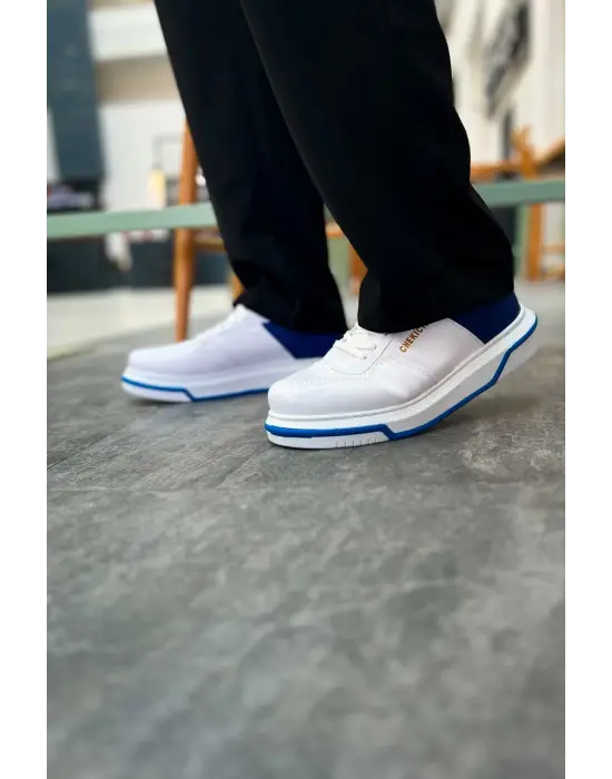 TB075 CBT Signature Erkek Ayakkabı BEYAZ / SAX MAVI