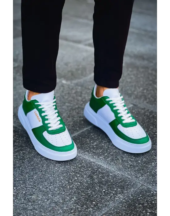 TB087 FBT Kenton Erkek Ayakkabı BEYAZ/YESIL