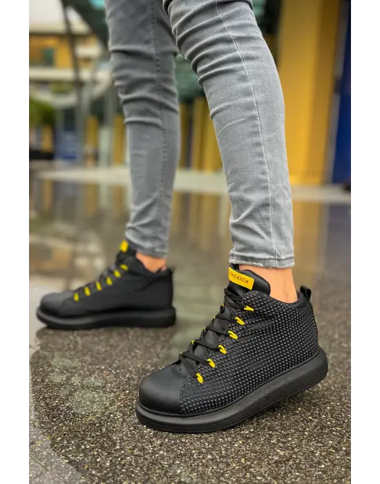 TB111 GST Milano Erkek Bot SIYAH - SARI