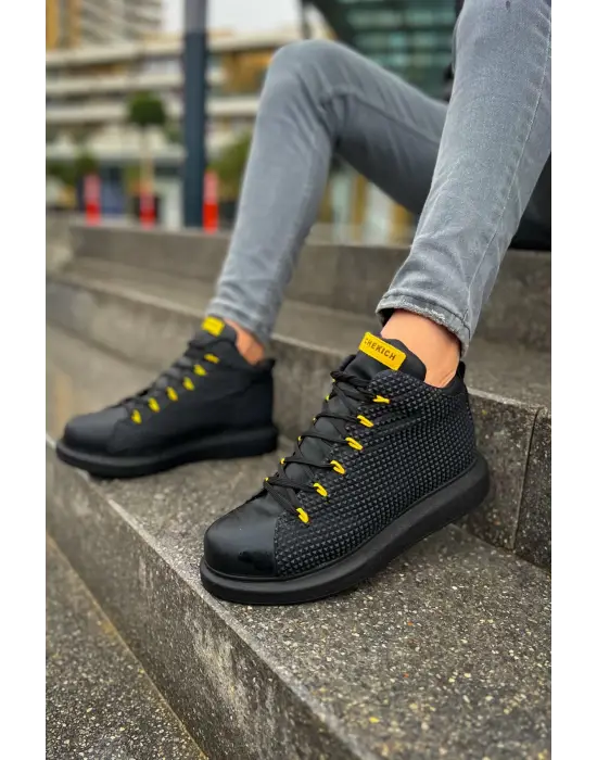 TB111 GST Milano Erkek Bot SIYAH - SARI