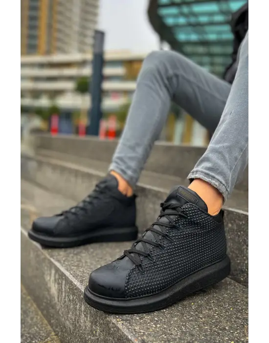 TB111 GST Milano Erkek Bot SIYAH/SIYAH