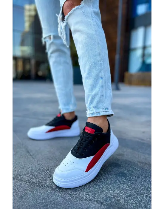 TB115 CBT Literide Erkek Ayakkabı BEYAZ/KIRMIZI/SIYAH