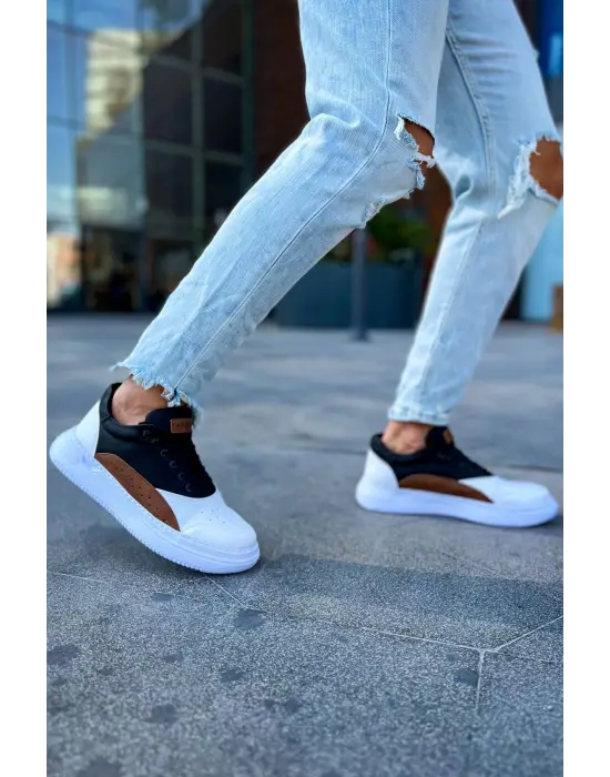 TB115 CBT Literide Erkek Ayakkabı BEYAZ/TABA/SIYAH