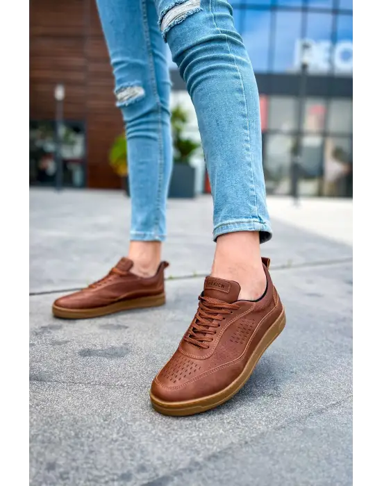 TB157 CKT Retro Erkek Ayakkabı TABA