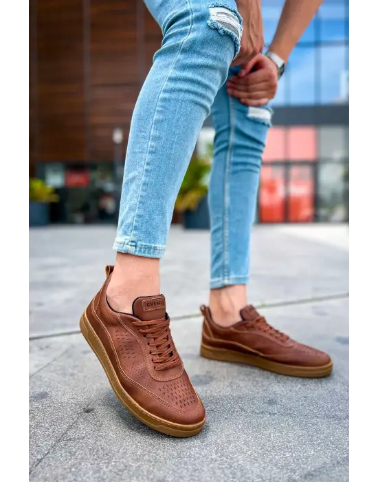 TB157 CKT Retro Erkek Ayakkabı TABA
