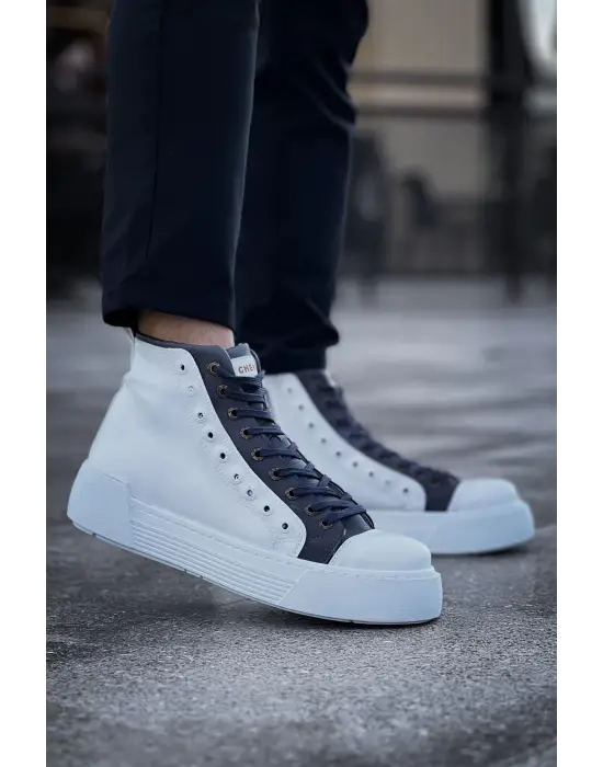 TB167 GBT Blazer Erkek Bot BEYAZ/ANTRASIT