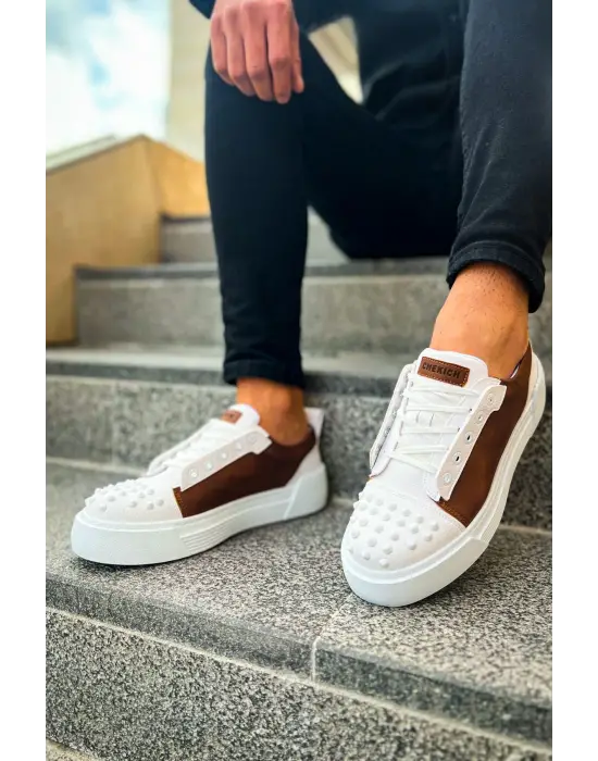 TB169 CBT Thorn Erkek Ayakkabı BEYAZ/TABA