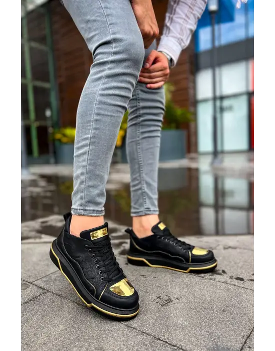 TB183 CST Jet Setter Mirror  Erkek Ayakkabı SIYAH/ALTIN
