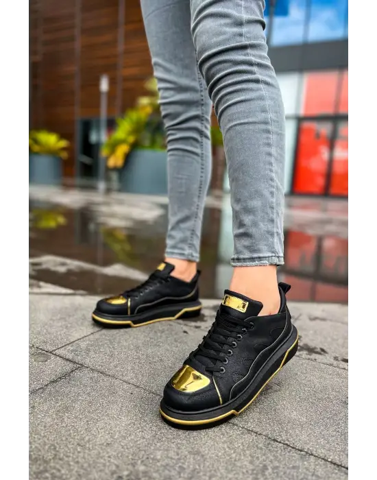 TB183 CST Jet Setter Mirror  Erkek Ayakkabı SIYAH/ALTIN