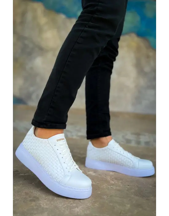 TB203 OBT Maglieria Erkek Ayakkabı BEYAZ