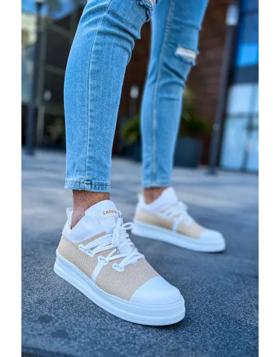 TB219 CBT Laser Erkek Ayakkabı BEYAZ