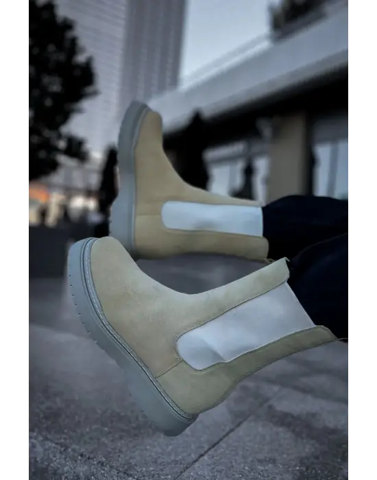 TB223 SRT Alaska Süet Erkek Bot KUM