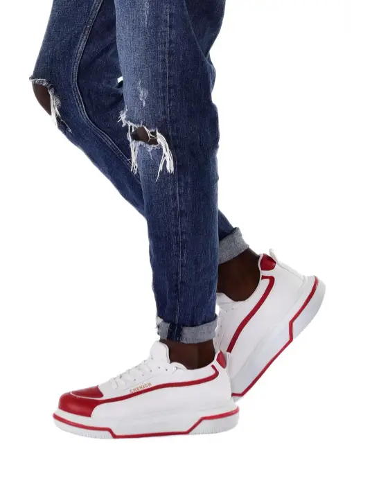 TB241 CBT Signature Line Up Erkek Ayakkabı KIRMIZI / BEYAZ