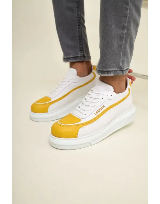 TB241 CBT Signature Line Up Erkek Ayakkabı SARI/BEYAZ