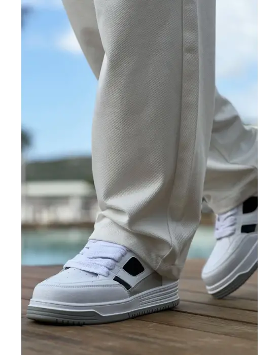 TB2410 CBT Avax  Erkek Spor Ayakkabı BEYAZ/SIYAH