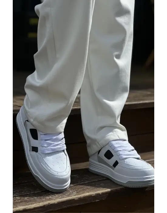 TB2410 CBT Avax  Erkek Spor Ayakkabı BEYAZ/SIYAH