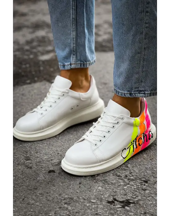 TB254 CBT Pittura Erkek Ayakkabı 501 ALOHA SARI PEMBE BEYAZ