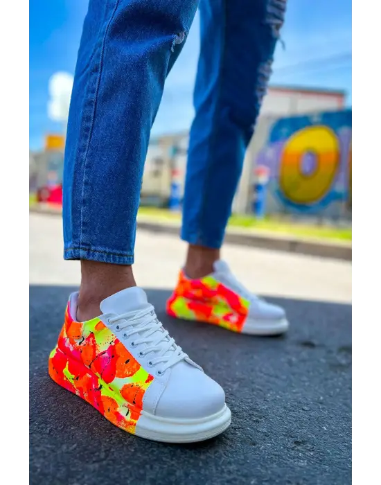 TB254 CBT Pittura Erkek Ayakkabı 535 NEON TURUNCU / SIYAH YAĞMUR