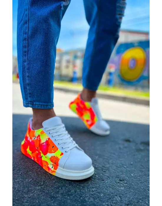 TB254 CBT Pittura Erkek Ayakkabı 535 NEON TURUNCU / SIYAH YAĞMUR