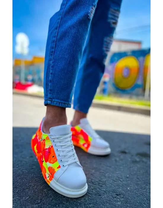 TB254 CBT Pittura Erkek Ayakkabı 535 NEON TURUNCU / SIYAH YAĞMUR