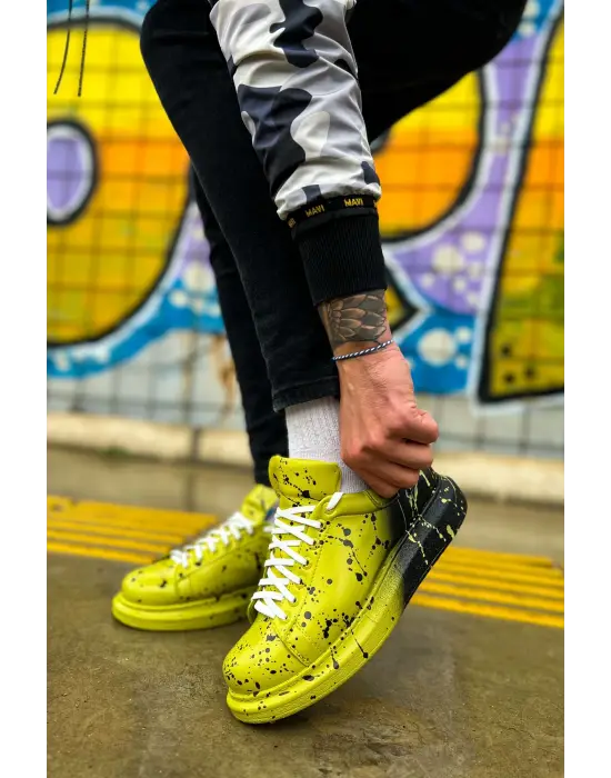 TB254 CBT Pittura Erkek Ayakkabı 546 YESIL SIYAH SPLUSH