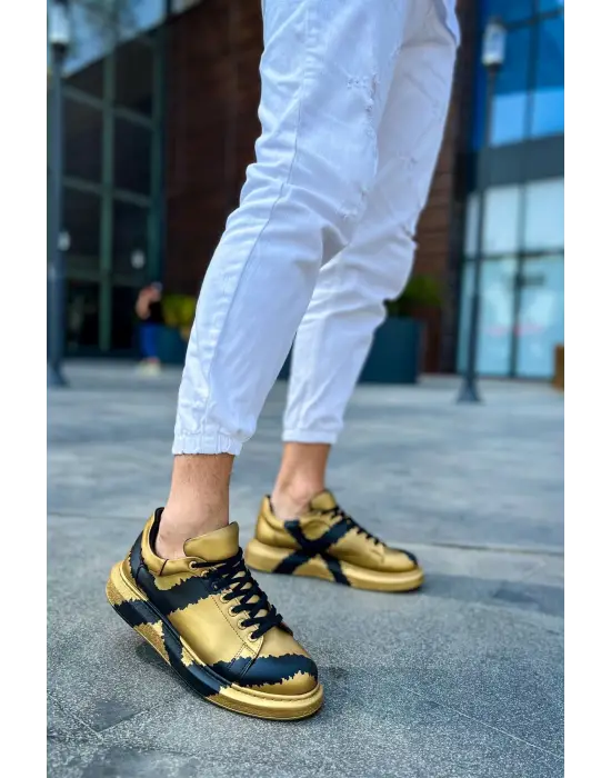 TB254 CST Pittura Erkek Ayakkabı 549 GOLD SIYAH X