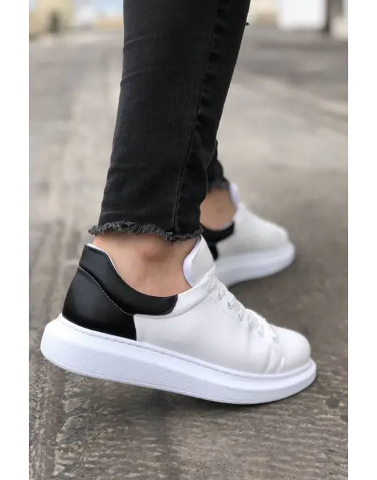 TB256 CBT Estrella Erkek Ayakkabı BEYAZ/SIYAH