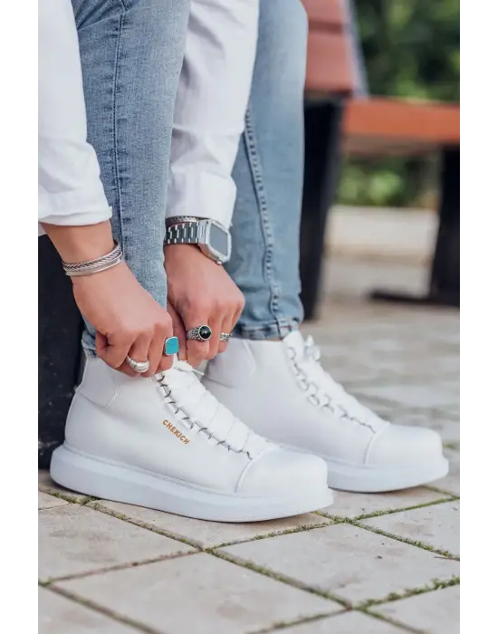 TB258 CBT Roma Erkek Bot BEYAZ