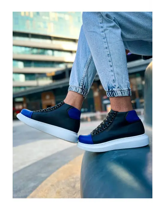 TB258 GBT Roma Colourful Erkek Bot SIYAH/SAX MAVI