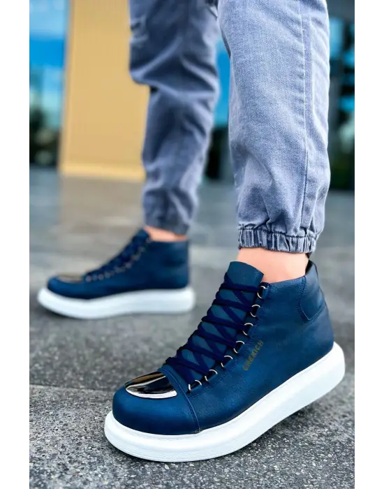 TB267 CBT Roma Mirror Erkek Bot LACIVERT