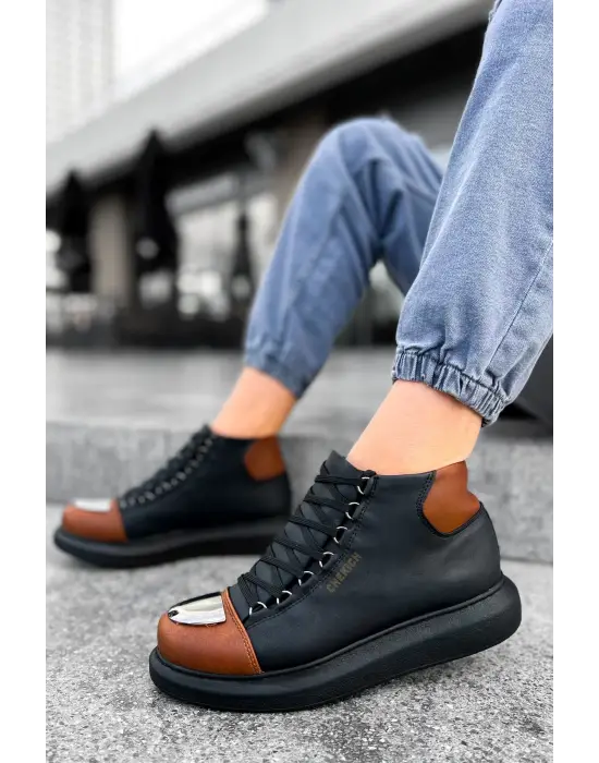 TB267 GST Roma Mirror Erkek Bot SIYAH/TABA