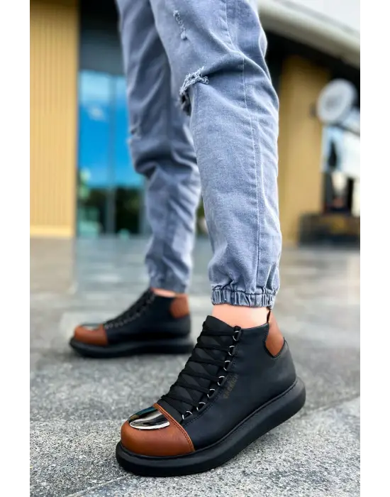 TB267 GST Roma Mirror Erkek Bot SIYAH/TABA