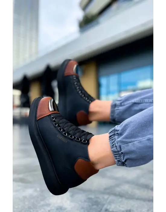 TB267 GST Roma Mirror Erkek Bot SIYAH/TABA