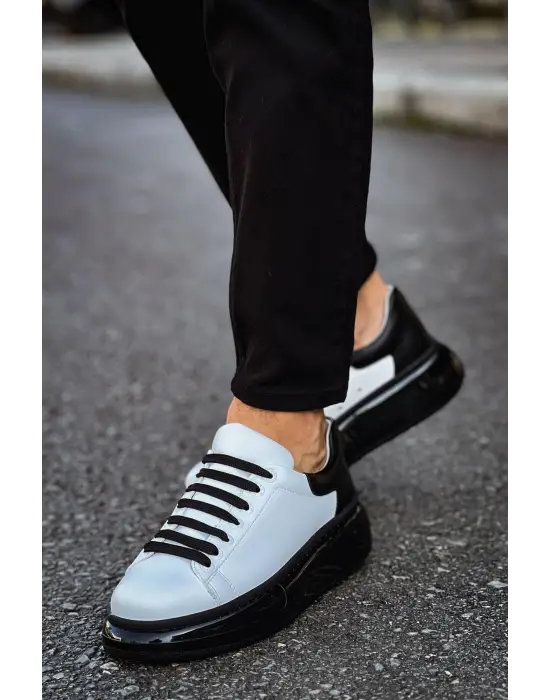 TB295 CST Sollıevo Erkek Ayakkabı BEYAZ/SIYAH