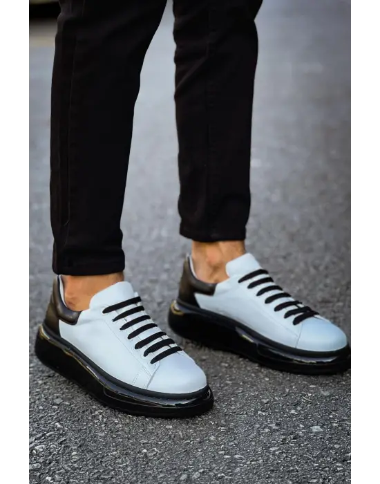 TB295 CST Sollıevo Erkek Ayakkabı BEYAZ/SIYAH