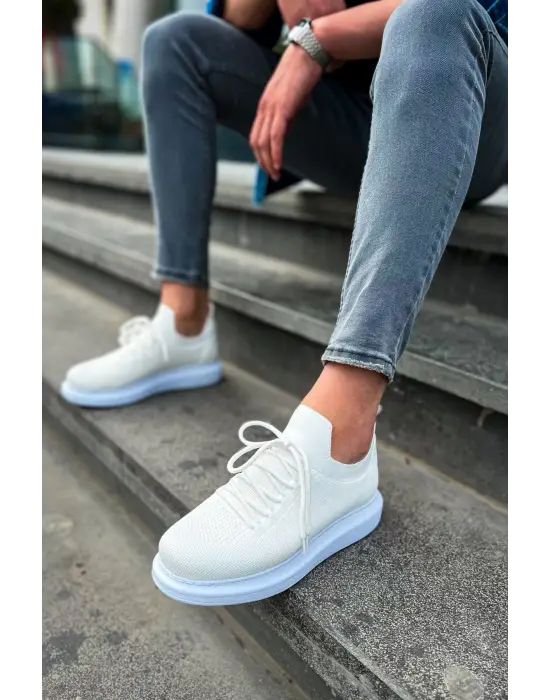 TB307 RT Tricot Erkek Ayakkabı BEYAZ