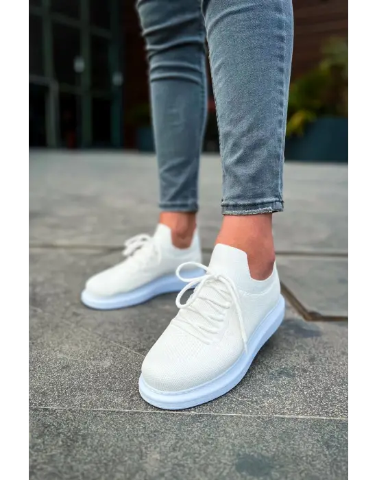 TB307 RT Tricot Erkek Ayakkabı BEYAZ