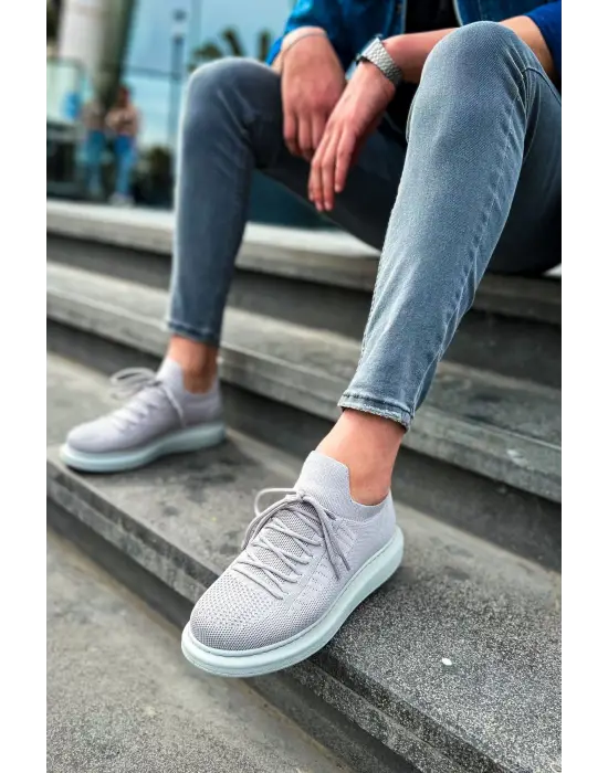 TB307 RT Tricot Erkek Ayakkabı GRI
