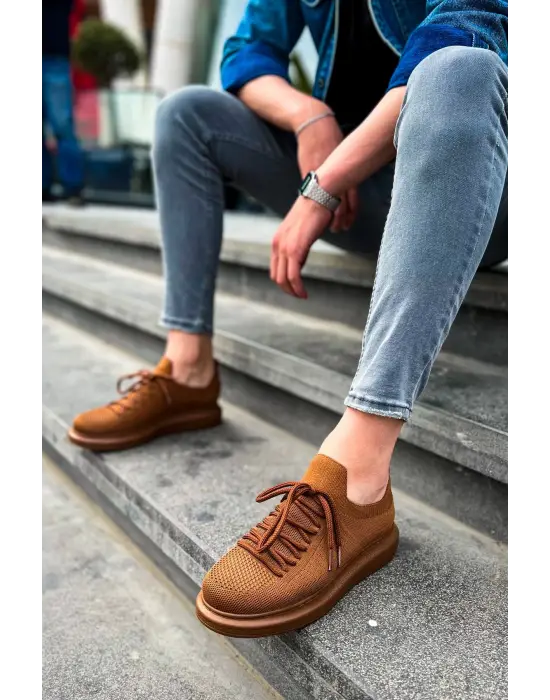 TB307 RT Tricot Erkek Ayakkabı KAHVE