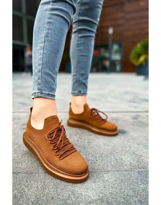 TB307 RT Tricot Erkek Ayakkabı KAHVE