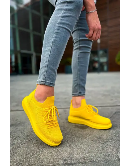 TB307 RT Tricot Erkek Ayakkabı SARI