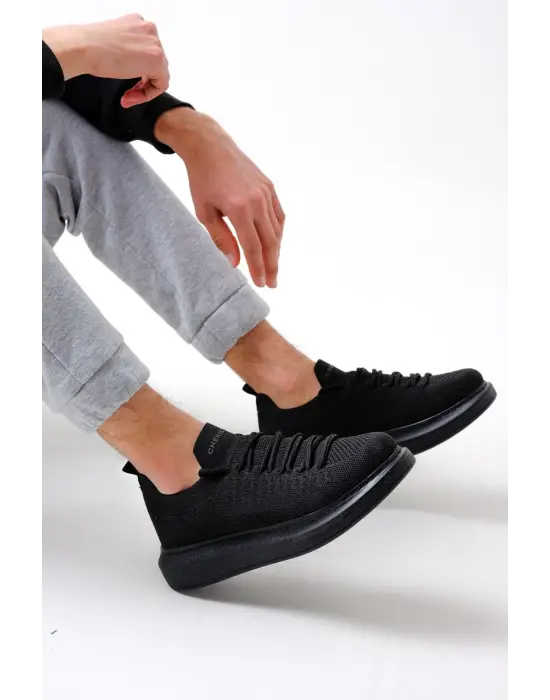 TB307 RT Tricot Erkek Ayakkabı SIYAH